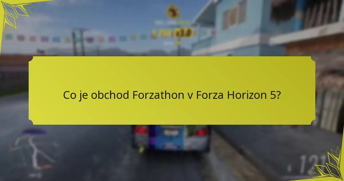Jak mohu uplatnit předměty z obchodu Forzathon?