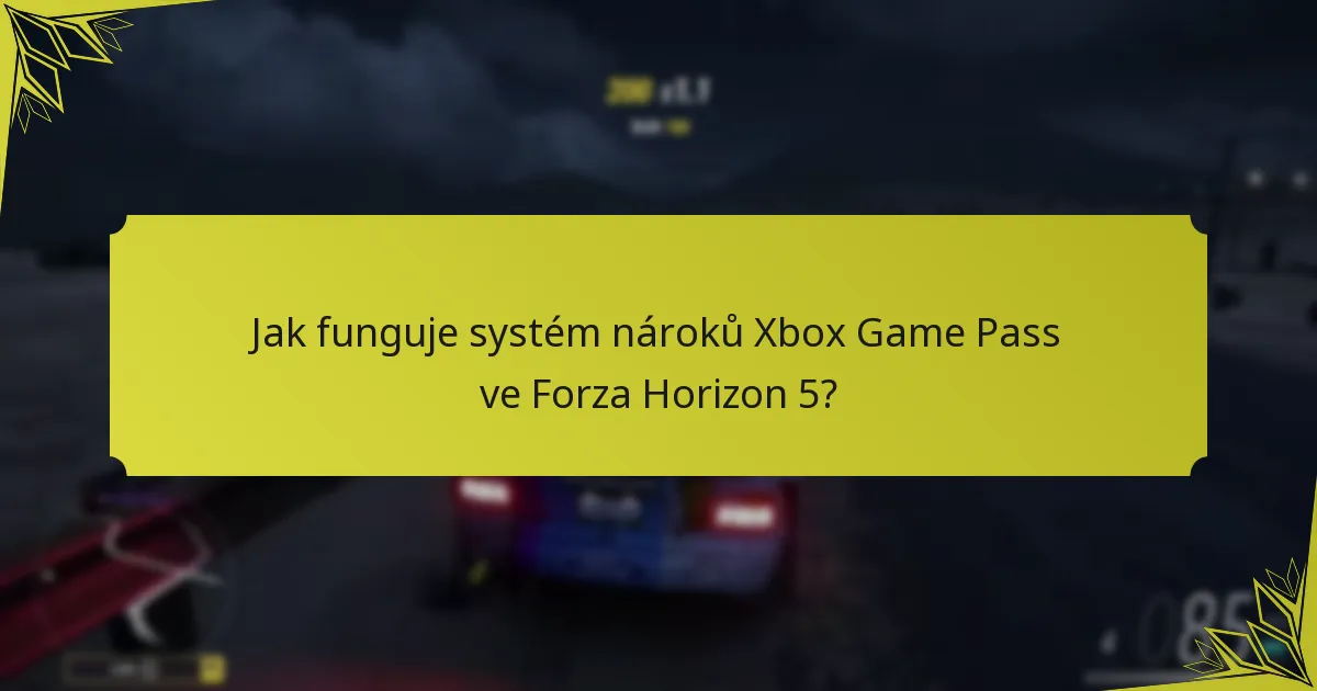 Jak ovlivňuje zapojení hráčů nároky ve Forza Horizon 5?