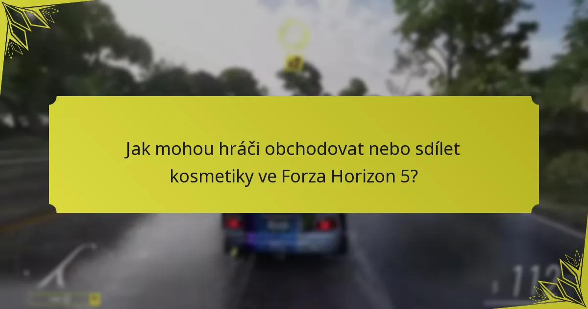 Jaká jsou sezónní témata pro kosmetiky ve Forza Horizon 5?