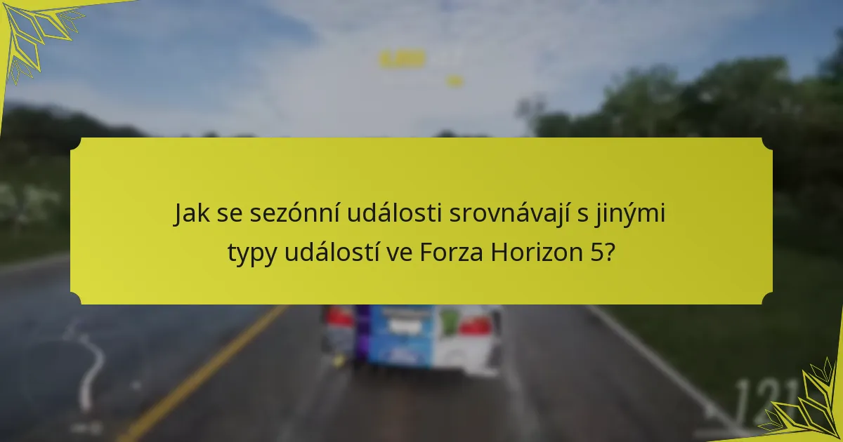 Jaké jsou požadavky na účast v sezónních událostech?