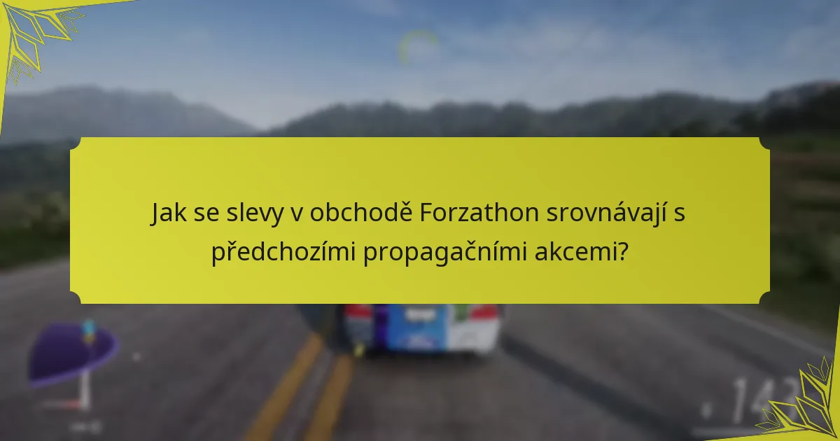 Jaké strategie mohou maximalizovat nákupy během výprodejů v obchodě Forzathon?