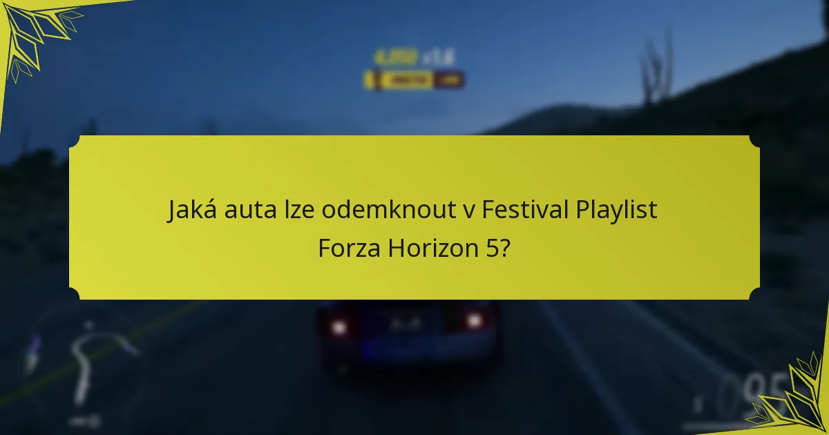 Jaké jsou odměny specifické pro události ve Forza Horizon 5?