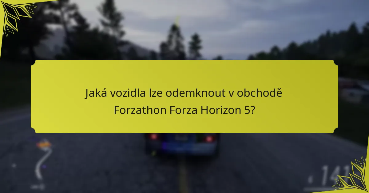 Jak mohou hráči optimalizovat svůj zážitek z obchodu Forzathon?