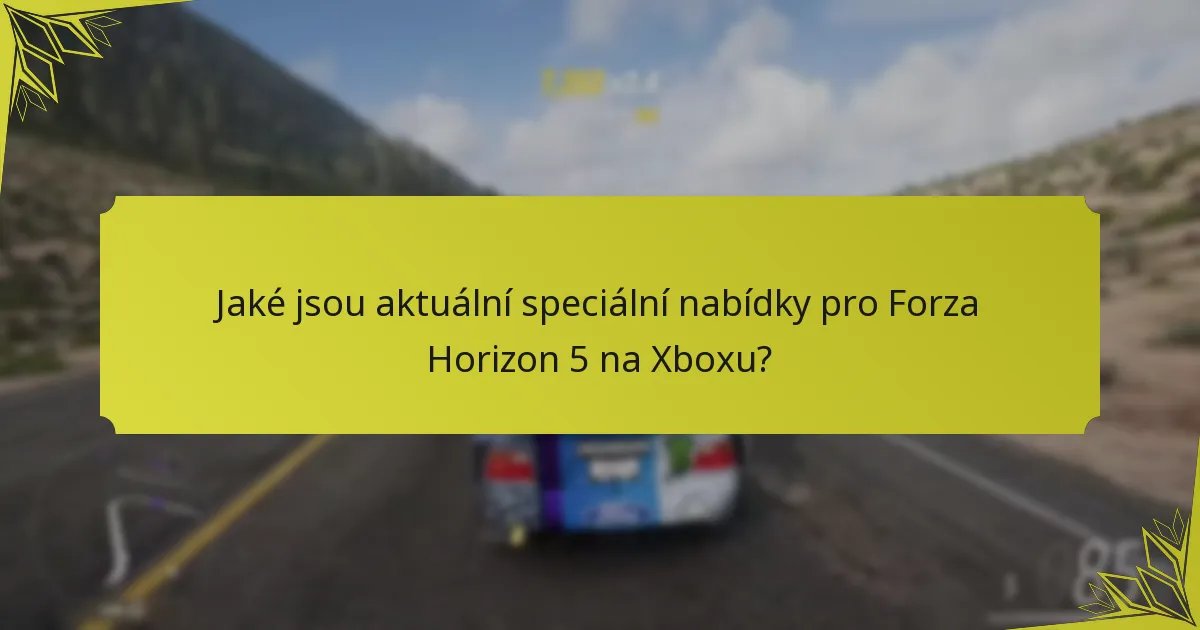 Jaké nároky Xbox Game Pass Ultimate jsou relevantní pro Forza Horizon 5?