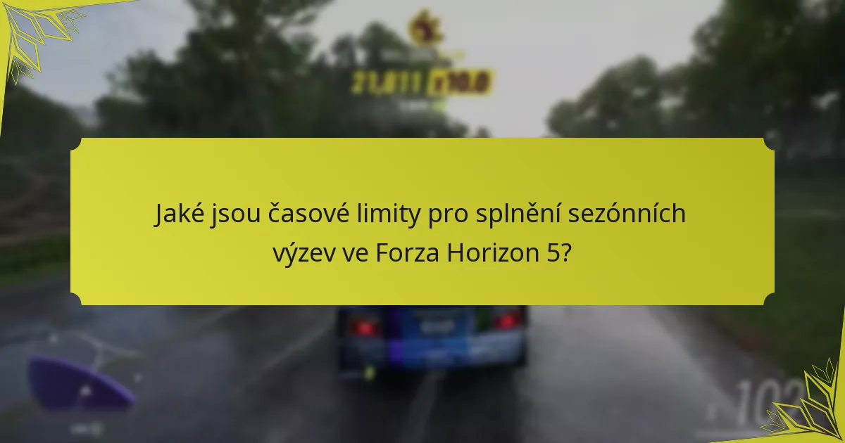 Jak se sezónní výzvy ve Forza Horizon 5 srovnávají s předchozími tituly?
