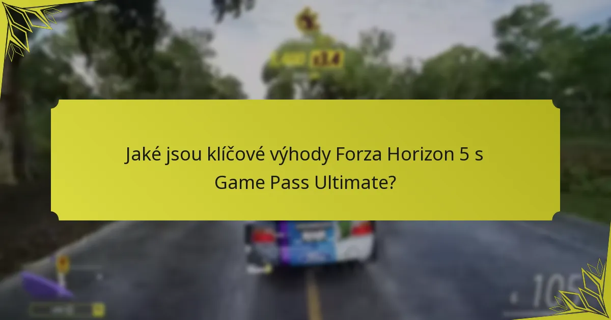 Jak se cena Game Pass Ultimate srovnává s jinými možnostmi pro Forza Horizon 5?