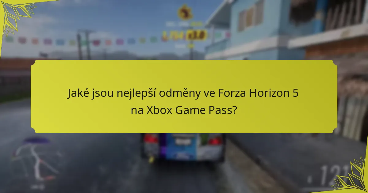 Jak se odměny ve Forza Horizon 5 srovnávají s ostatními tituly na Xbox Game Pass?