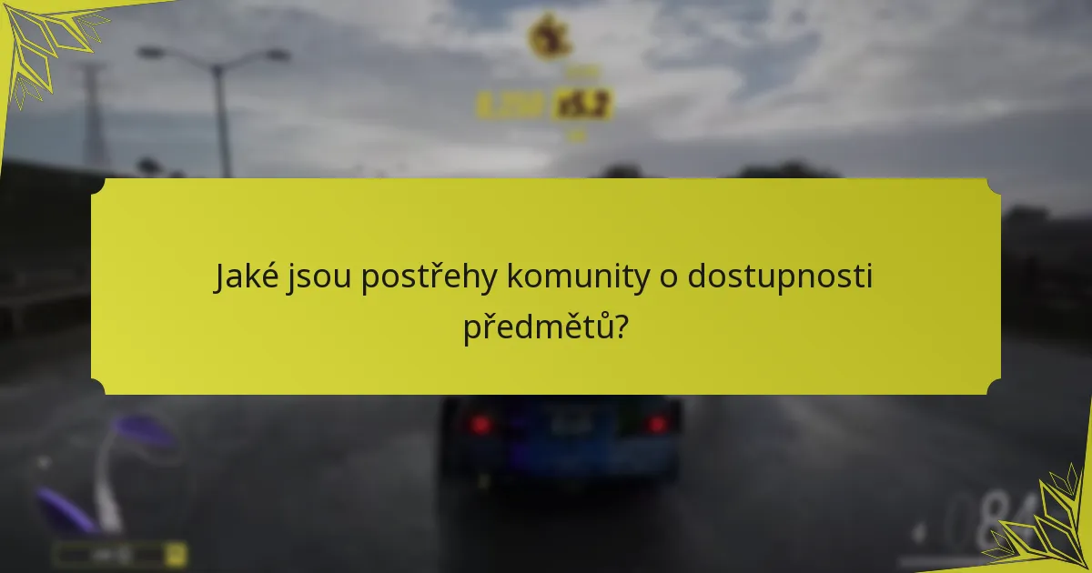 Jak vzácné jsou předměty ve Forza Horizon 5?