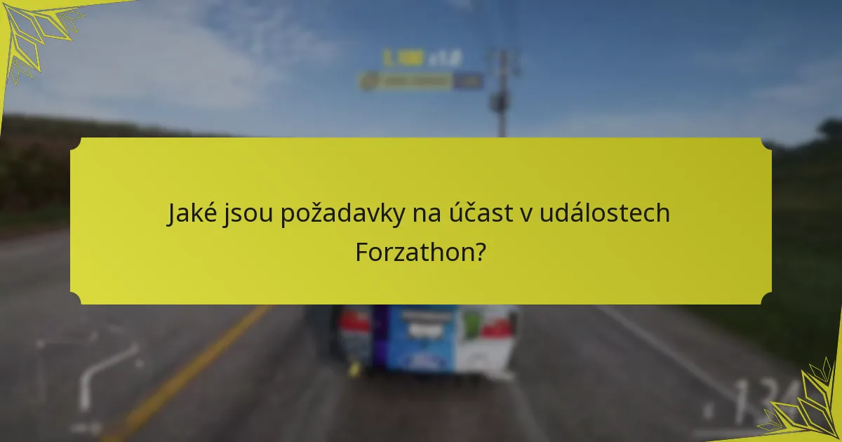 Jak se odměny Forzathon srovnávají s předchozími tituly Forza?