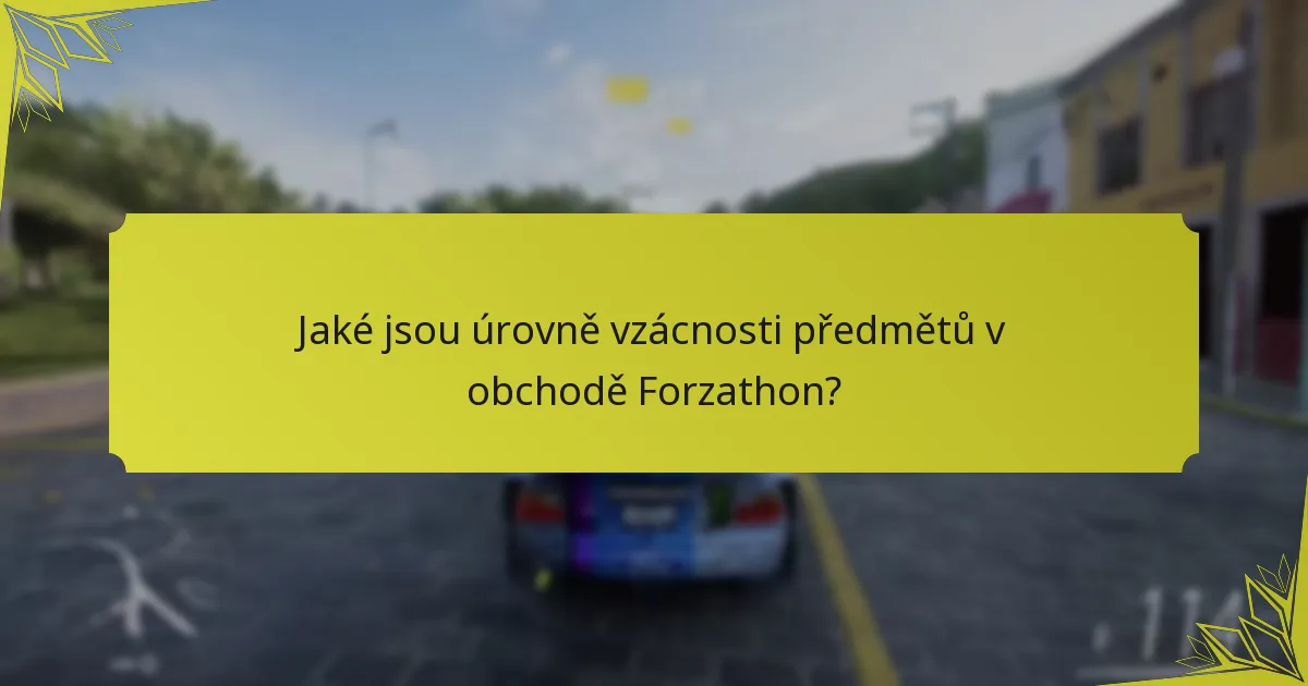 Jak sezónní změny ovlivňují odměny v obchodě Forzathon?